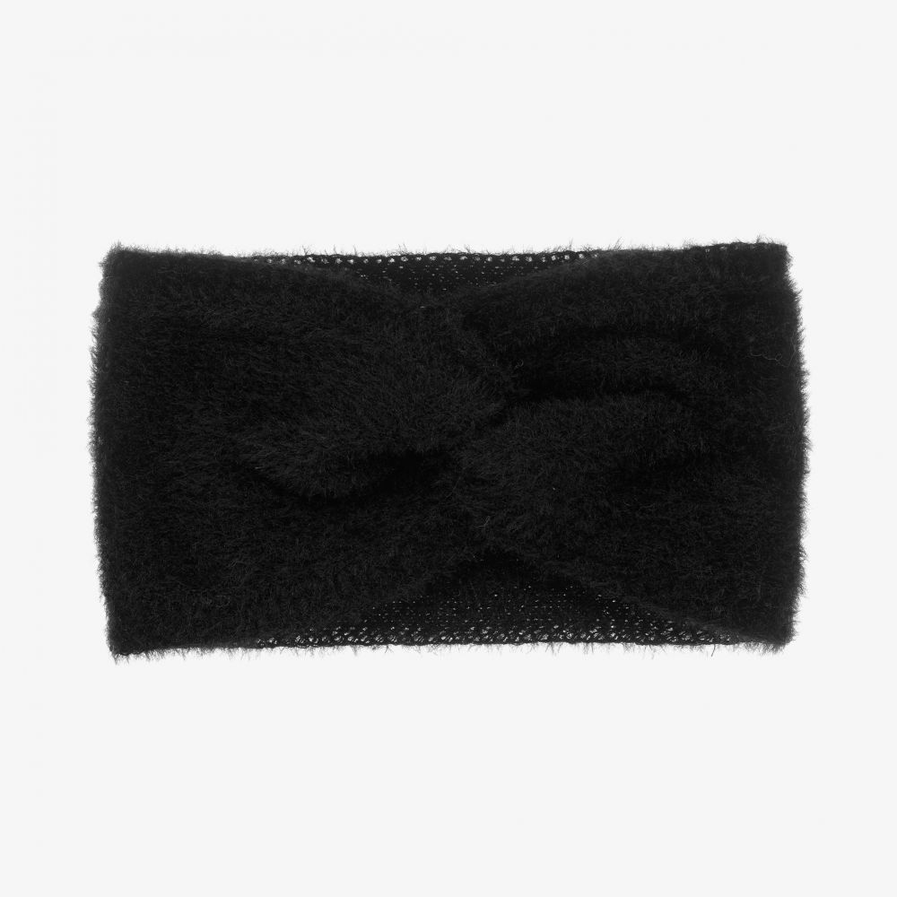 Jamiks Girls Black Knitted Headband Childrensalon Outlet