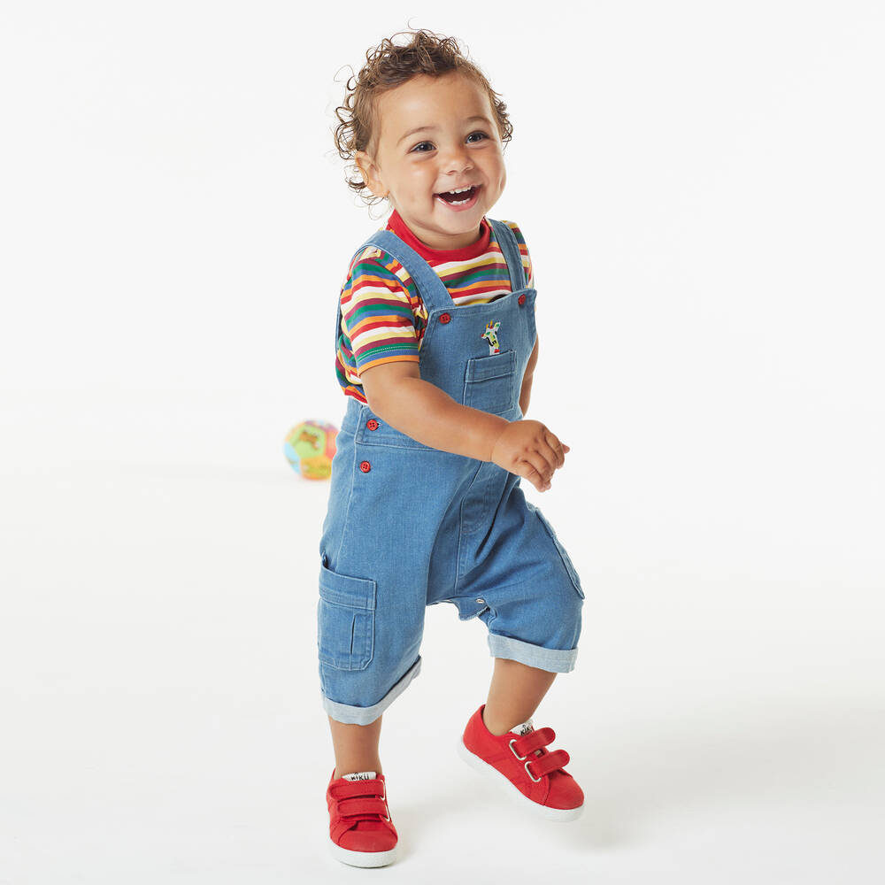 Buy Denim Dungarees for Infants by Mothercare Online | Ajio.com