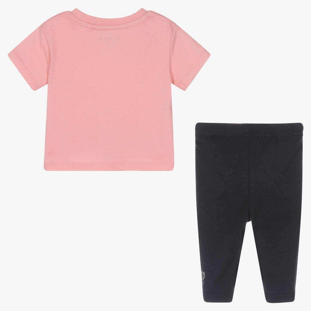 Juicy Couture - Girls Pink Cotton Leggings