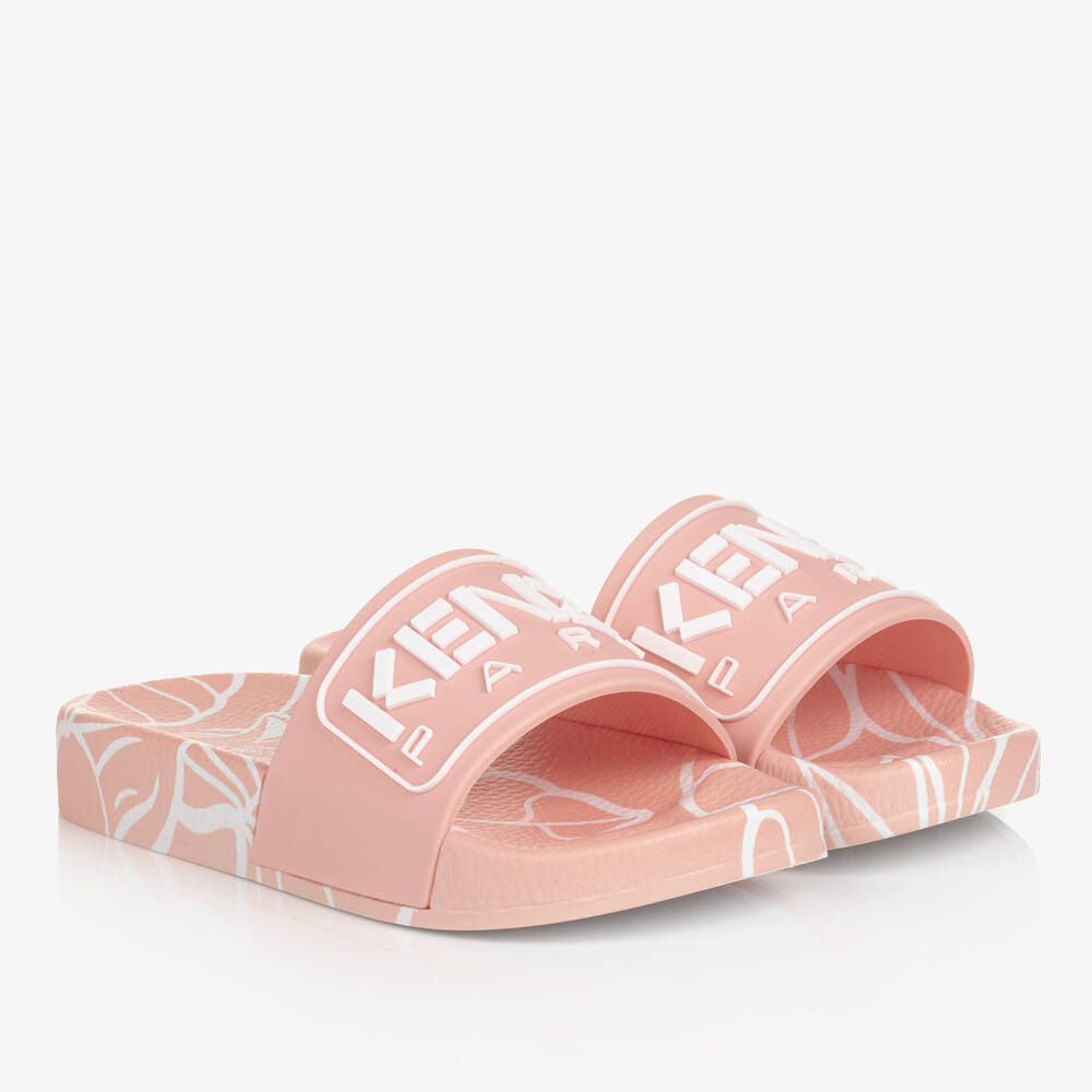 KENZO KIDS - Pink Tiger & Elephant Sliders | Childrensalon