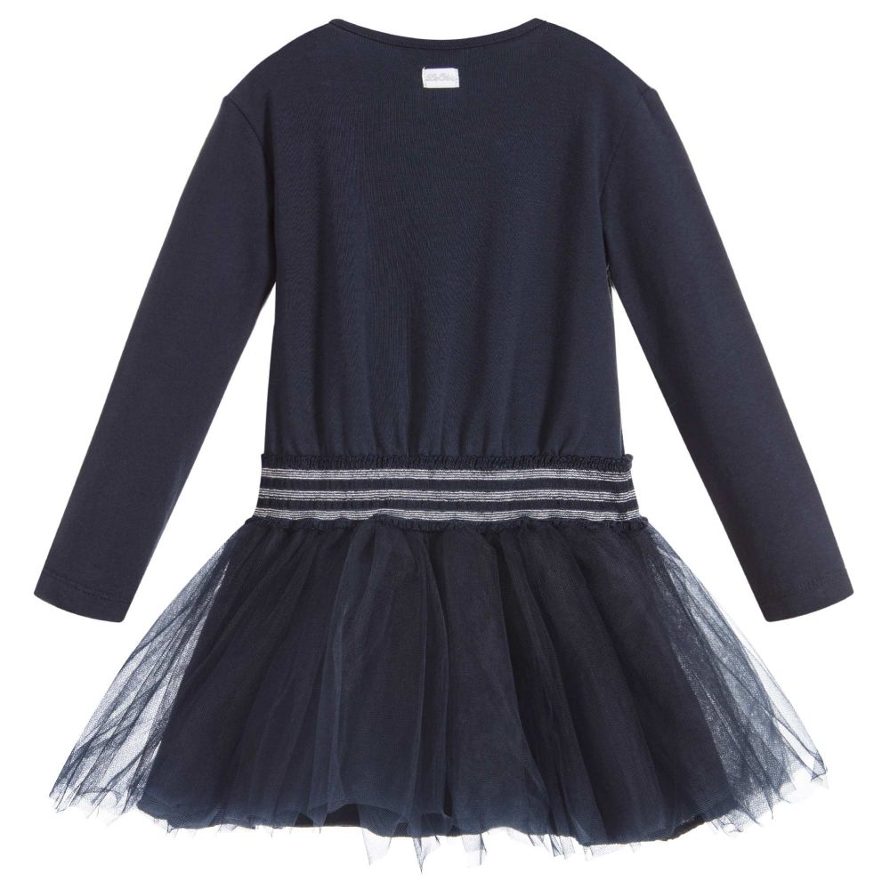 Le Chic - Baby Girls Cotton & Tulle Dress | Childrensalon Outlet