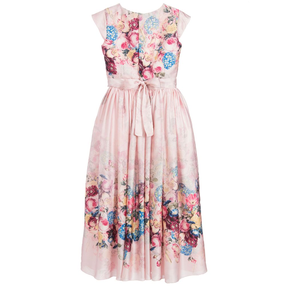 Lesy - Pink Floral Top & Skirt Set | Childrensalon Outlet