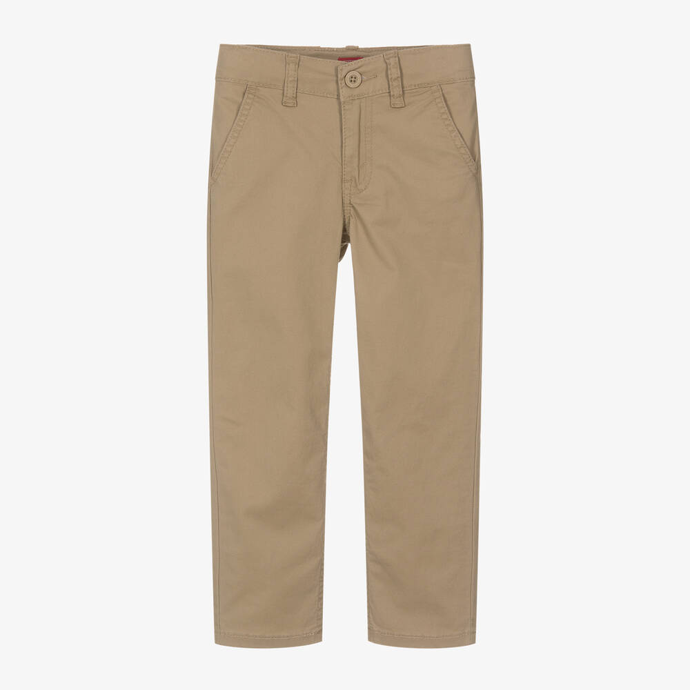 Levi's - Pantalon chino beige en coton garçon | Childrensalon