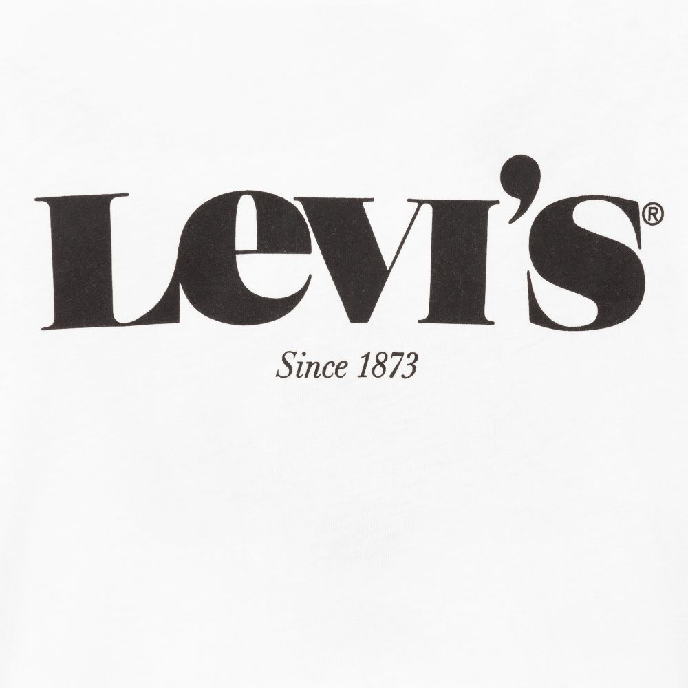 Levi's - Teen White Logo T-Shirt | Childrensalon Outlet