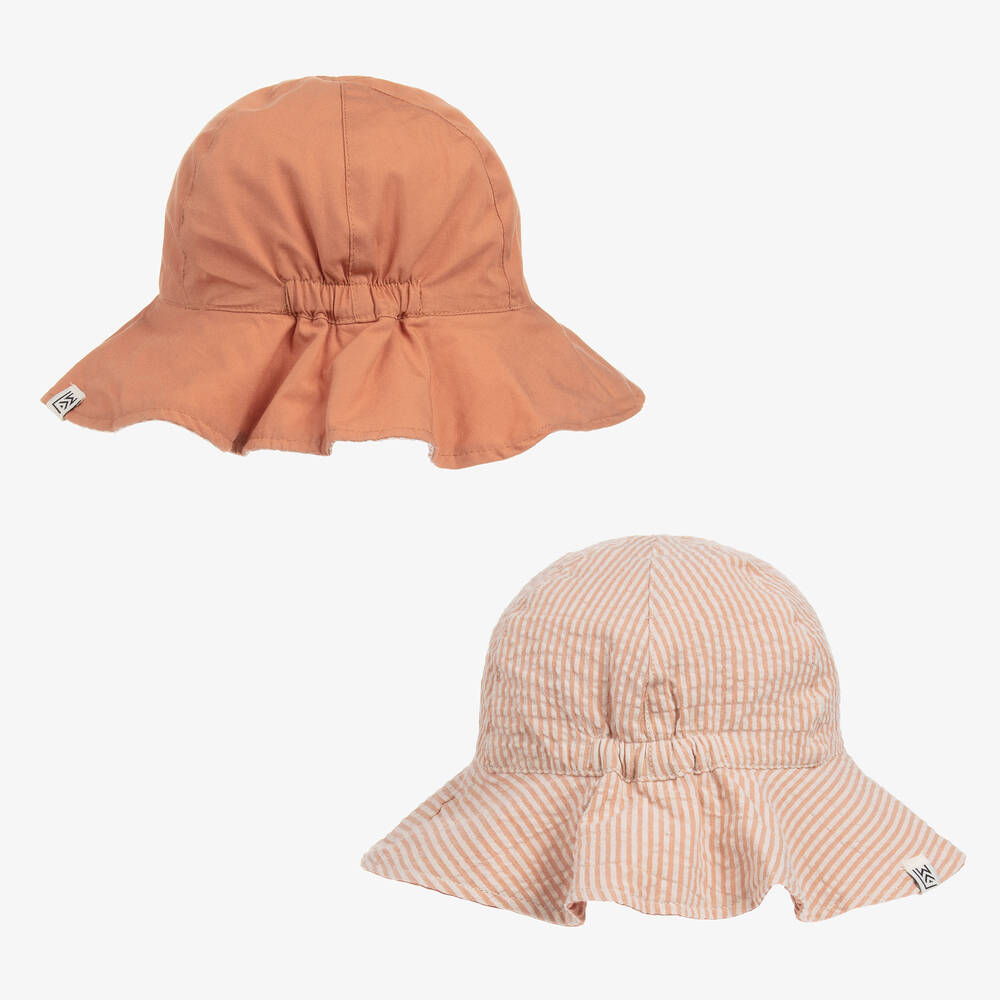 Cotton Floppy Sun Hat - Pink Stripes – The Piccolina Shop