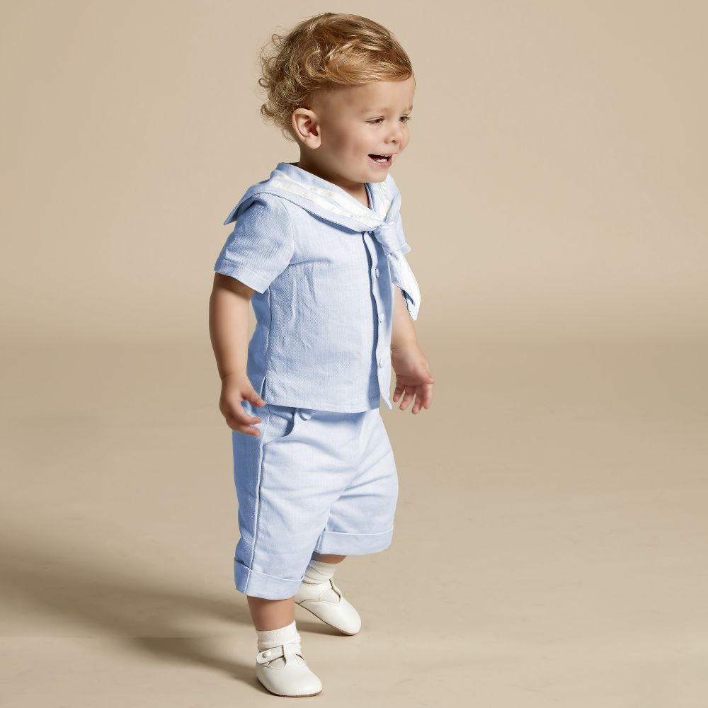 Little Darlings Costume Marin Bleu Ciel Garcon Childrensalon Outlet