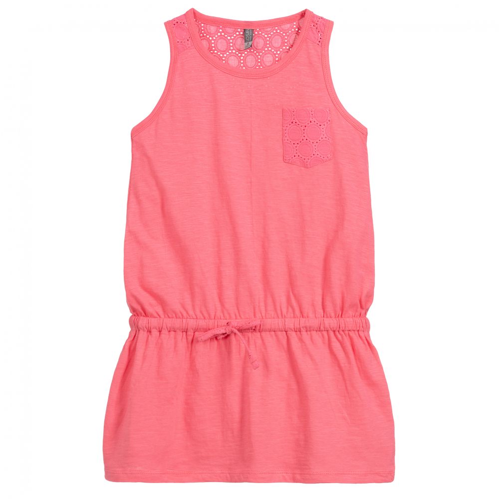 Losan - Girls Pink Cotton Dress | Childrensalon Outlet