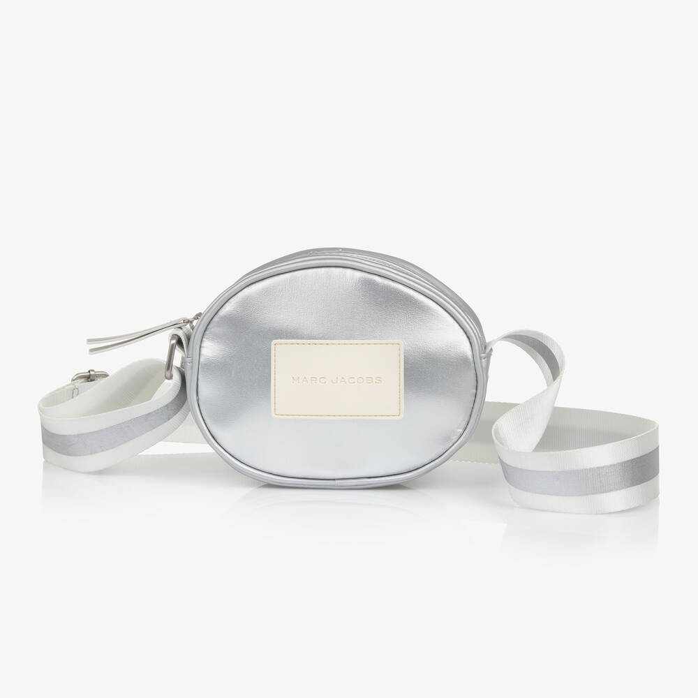 MARC JACOBS - Girls Silver Shoulder Bag (16cm) | Childrensalon