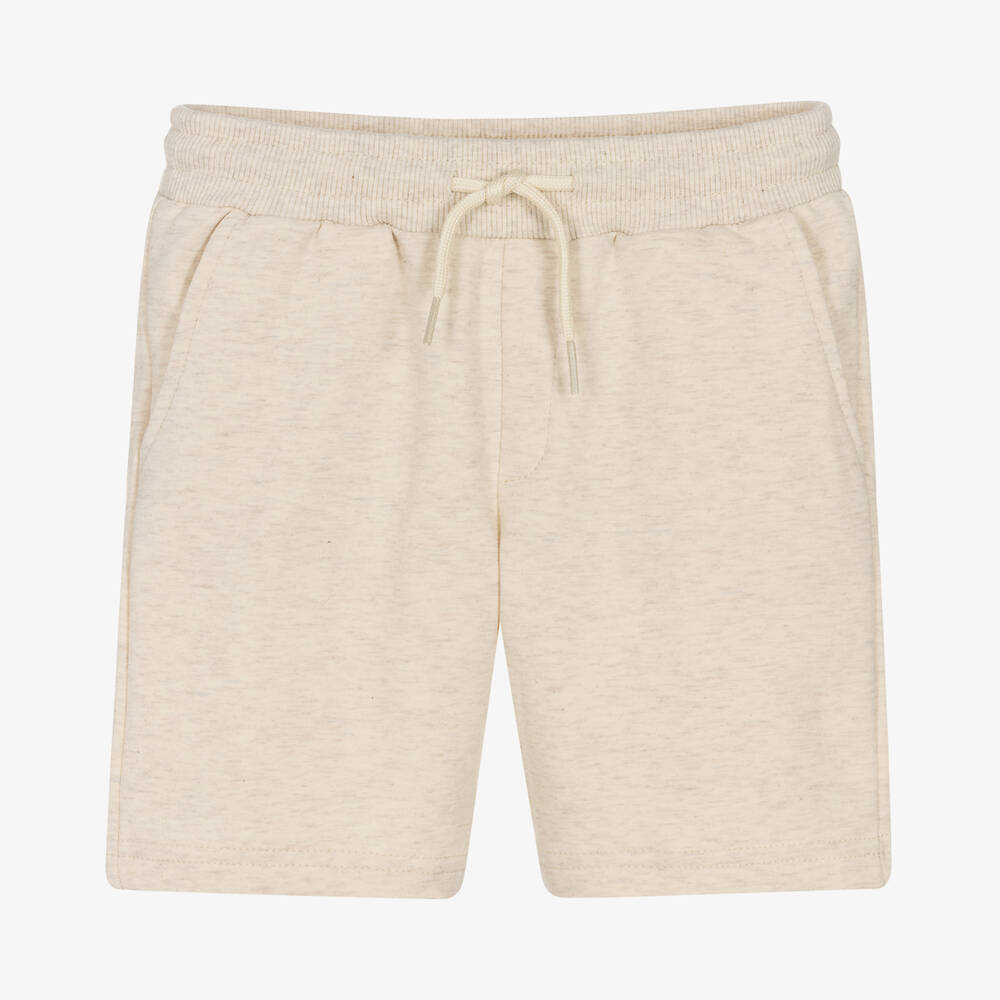 Mayoral - Beige melierte Jersey-Shorts | Childrensalon