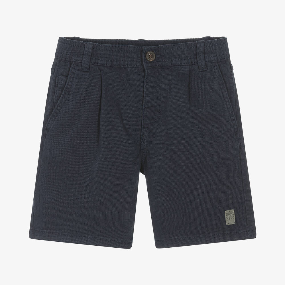 Mayoral - Blaue Baumwollshorts für Jungen | Childrensalon