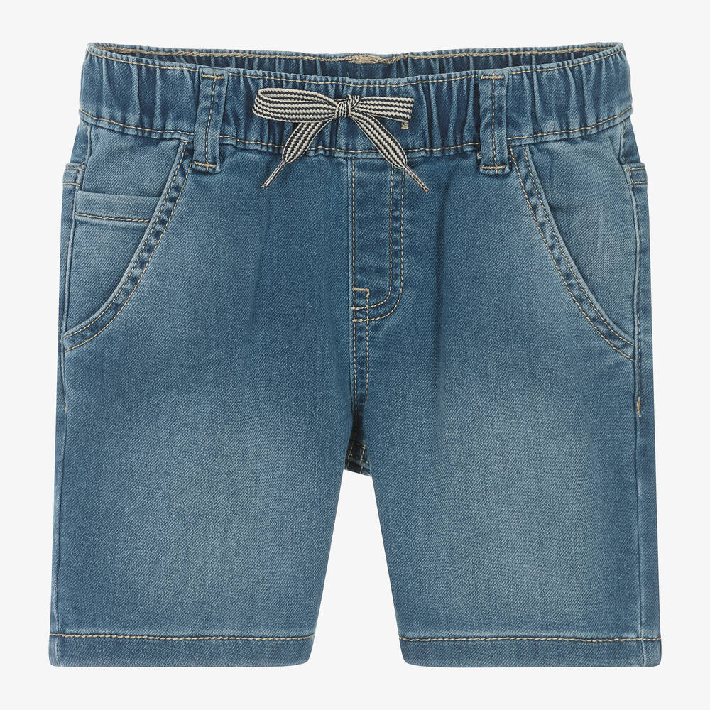 Mayoral - Boys Blue Denim Shorts | Childrensalon