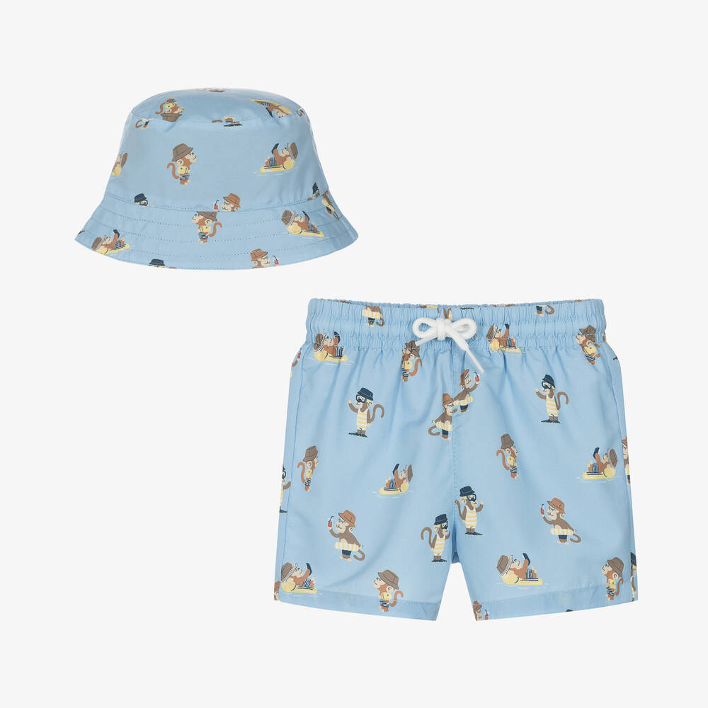 Mayoral - Boys Blue Swim Shorts (UPF40+) | Childrensalon