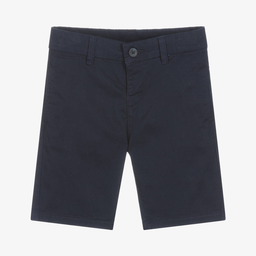 Mayoral - Navyblaue Baumwollshorts für Jungen | Childrensalon