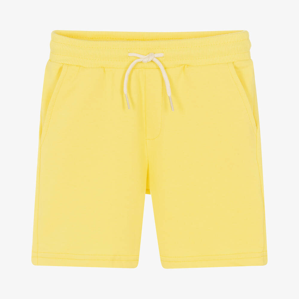 Mayoral - Short jaune en jersey garçon | Childrensalon