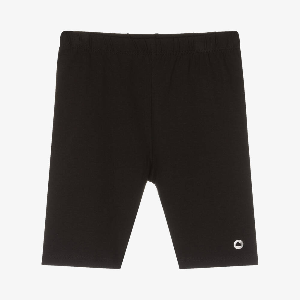 Mayoral - Girls Black Cotton Cycling Shorts | Childrensalon