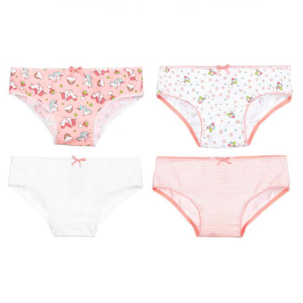 Mayoral Girls Cotton Knickers (4 Pack)
