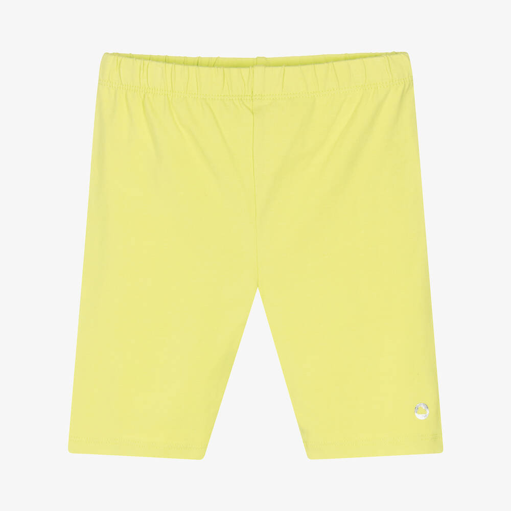 Mayoral - Girls Green Cotton Cycling Shorts | Childrensalon