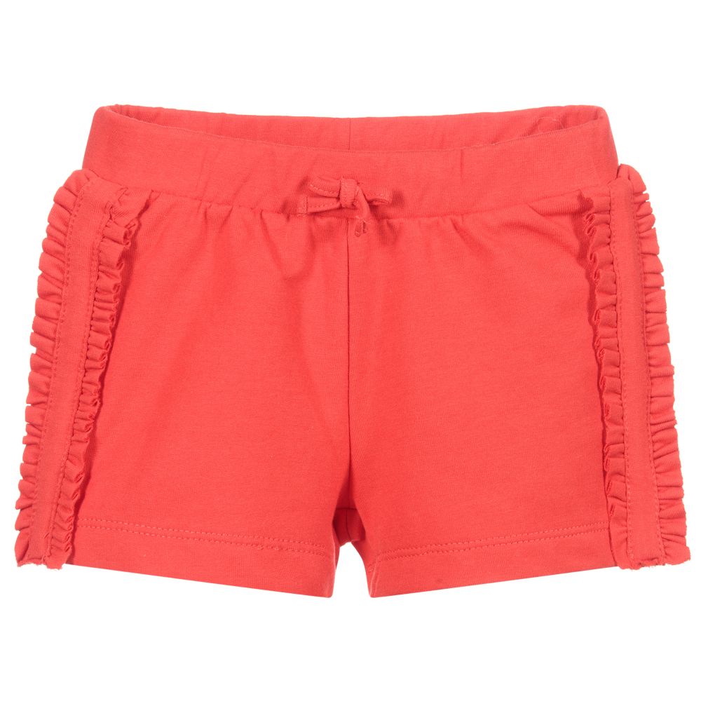 Mayoral - Girls Red Jersey Shorts | Childrensalon Outlet