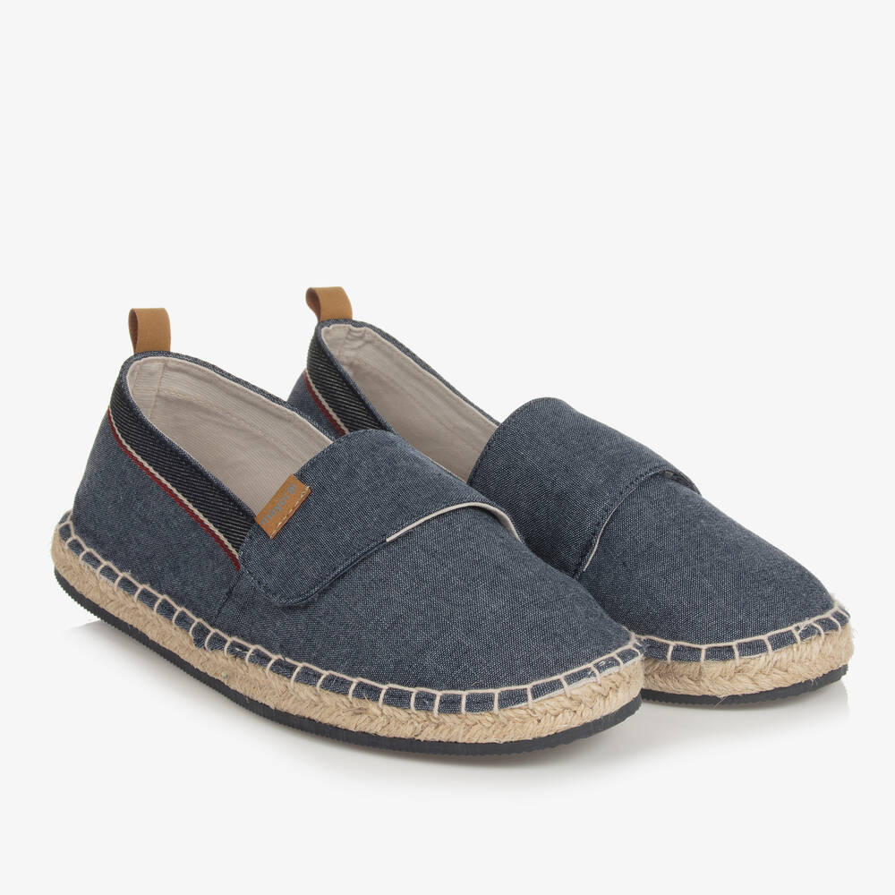 Mayoral - Teen Boys Blue Woven Espadrilles | Childrensalon