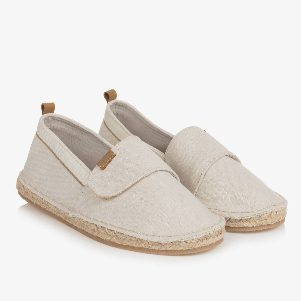 Mayoral - Teen Boys Ivory Woven Espadrilles | Childrensalon