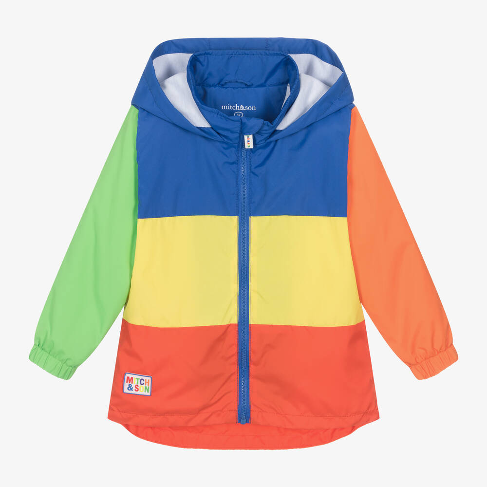 Mitch & Son - Boys Colourblock Windbreaker Jacket | Childrensalon