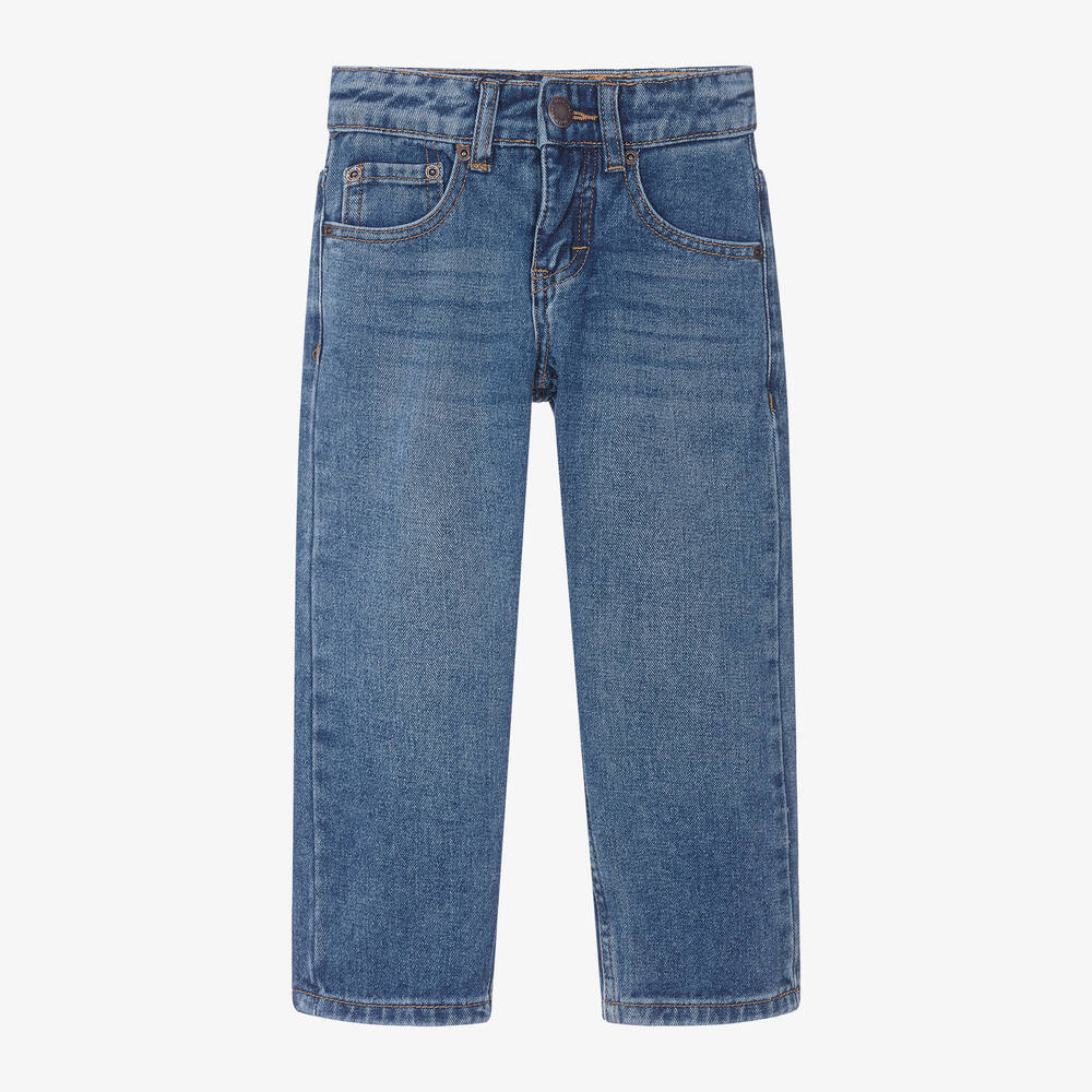 Molo - Boys Blue Relaxed Fit Denim Jeans | Childrensalon