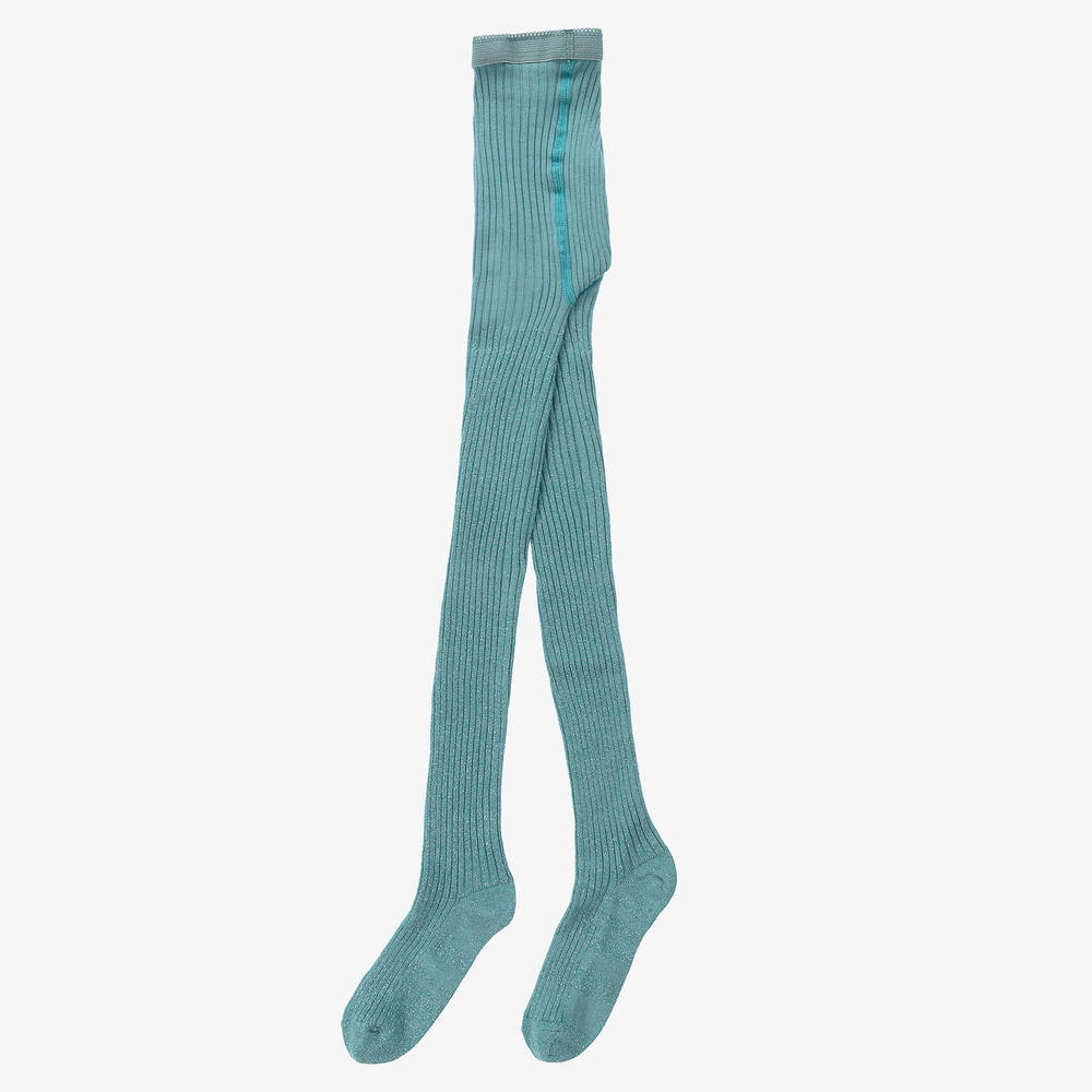 MOLO tights Glitter tights Light Blue for girls