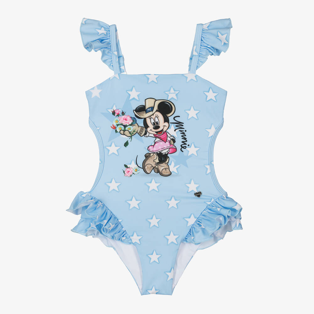 Monnalisa - Maillot de bain bleu Disney fille | Childrensalon