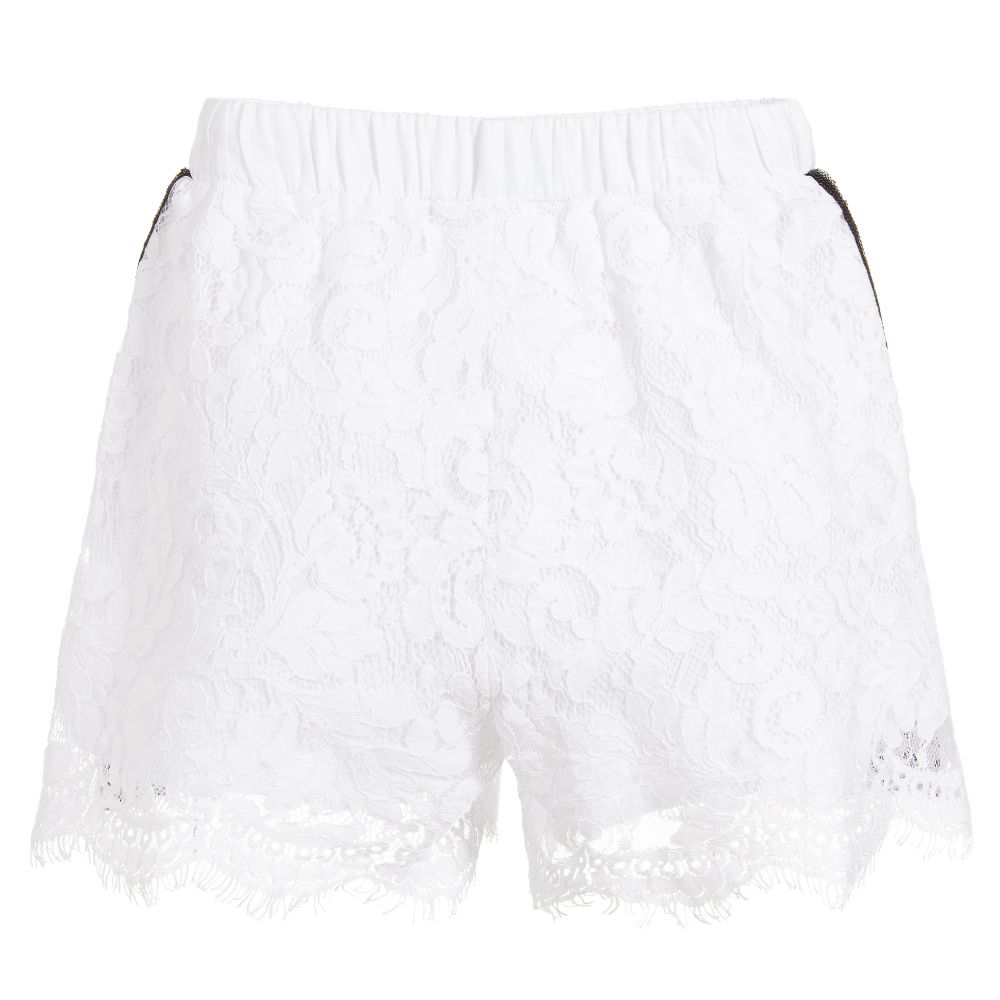 White Crochet Shorts – Telegraph