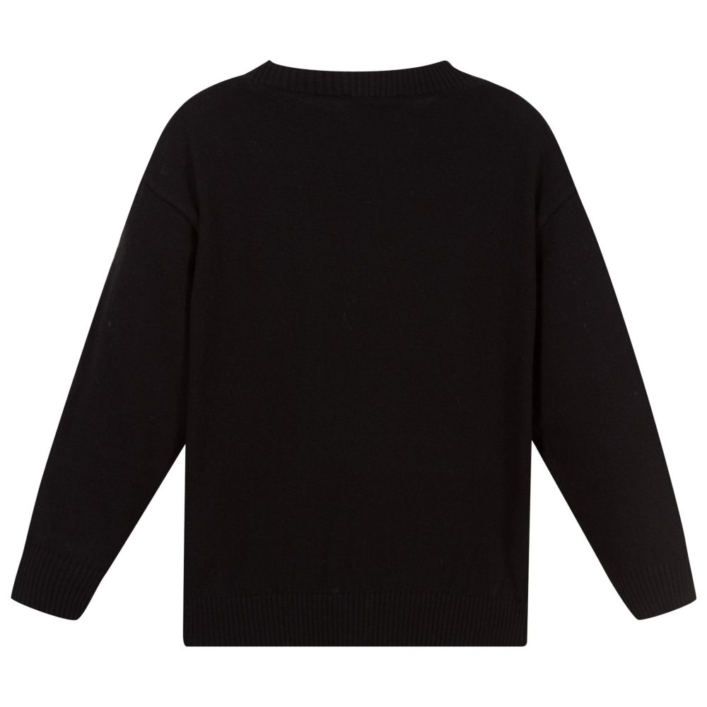 moschino black sweater