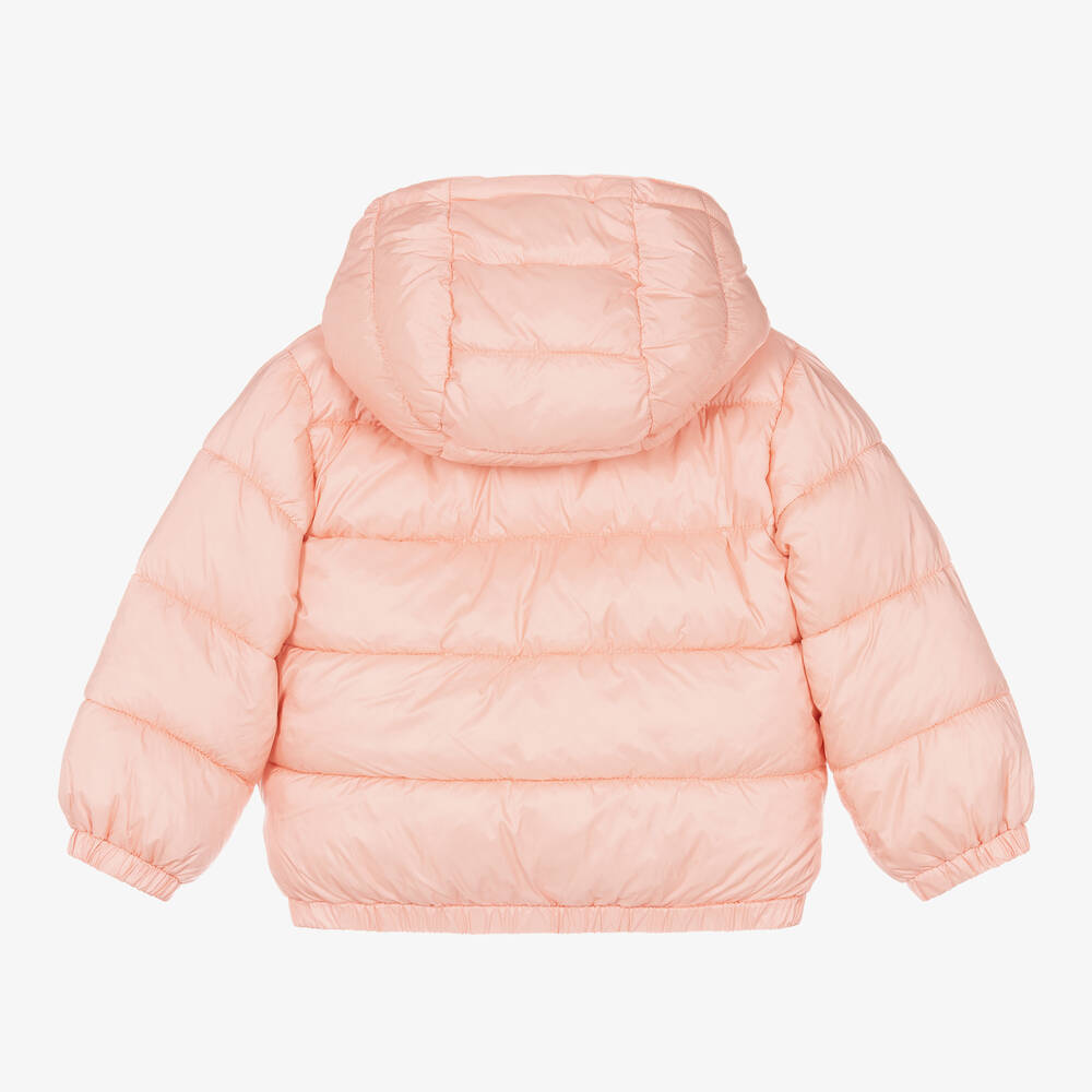 Moschino Kids teddy bear-motif hooded jacket - Pink