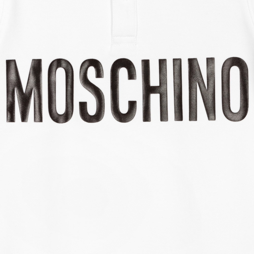 Moschino Logo Light Blue Swimsuit – David Lawrence