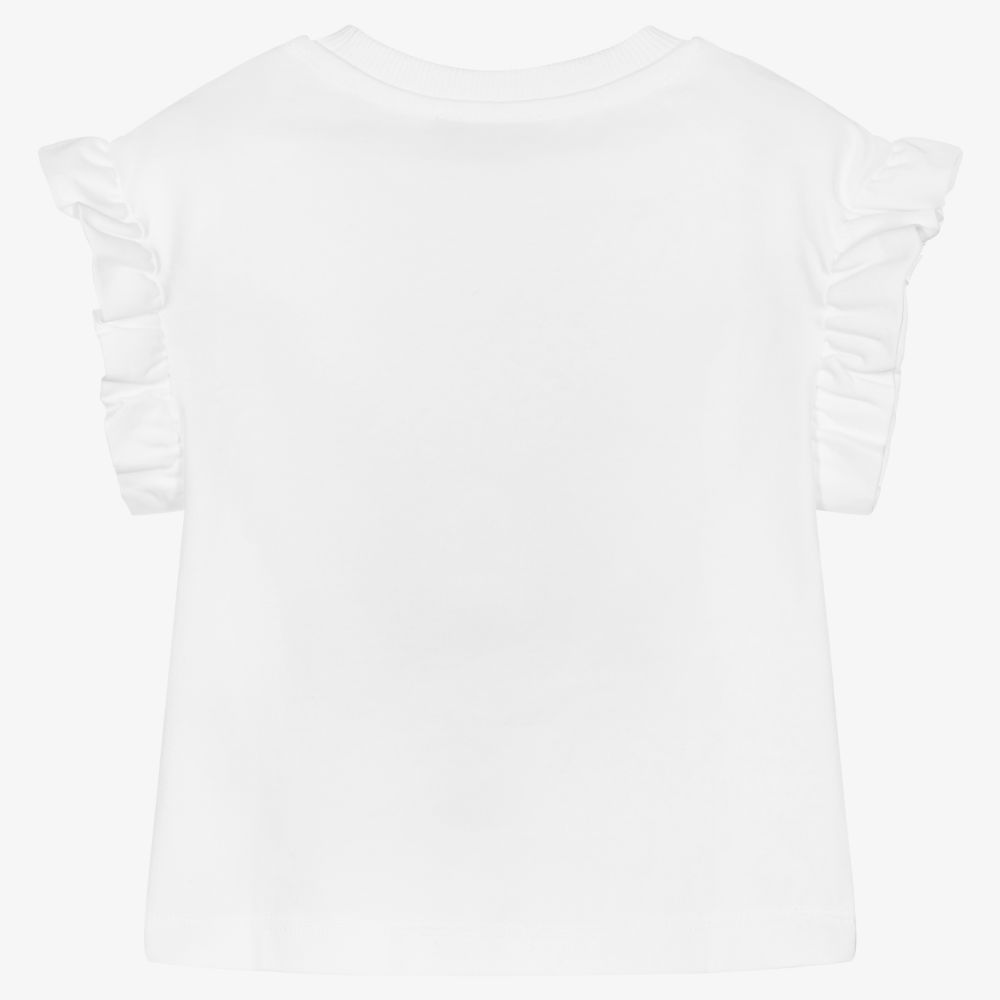 Moschino White Teddy Logo | Childrensalon - Bear T-Shirt Outlet Kid-Teen