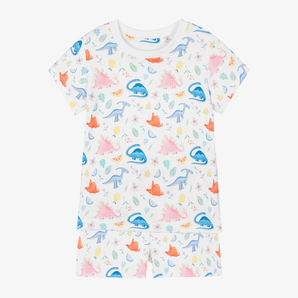 My Little Pie - White Supima Cotton Magic Print Pyjamas | Childrensalon