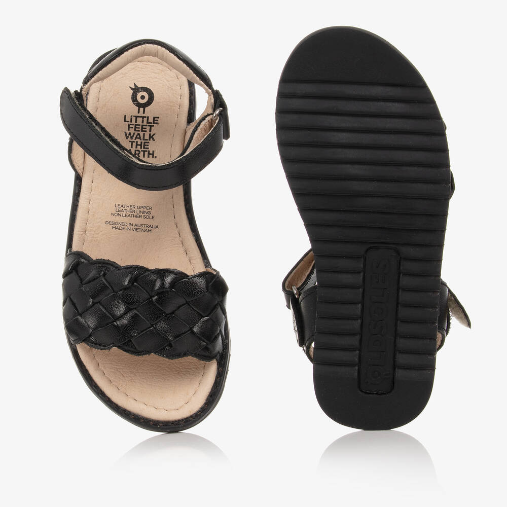 Girls Toddler Youth Rhinestone High Heel Strappy Glitter Sandals Black –  SOBEYO.COM