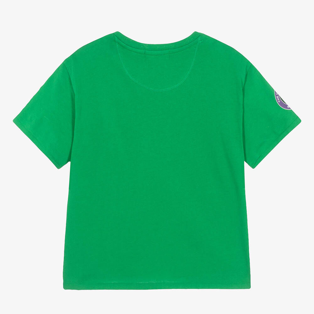 Polo Ralph Lauren - Teen Girls Green Cotton Wimbledon T-Shirt