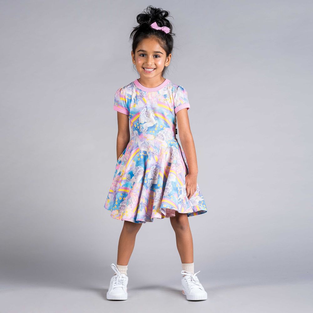 Rock Your Baby Rainbow Dress Pink - Dreams Outlet | Childrensalon