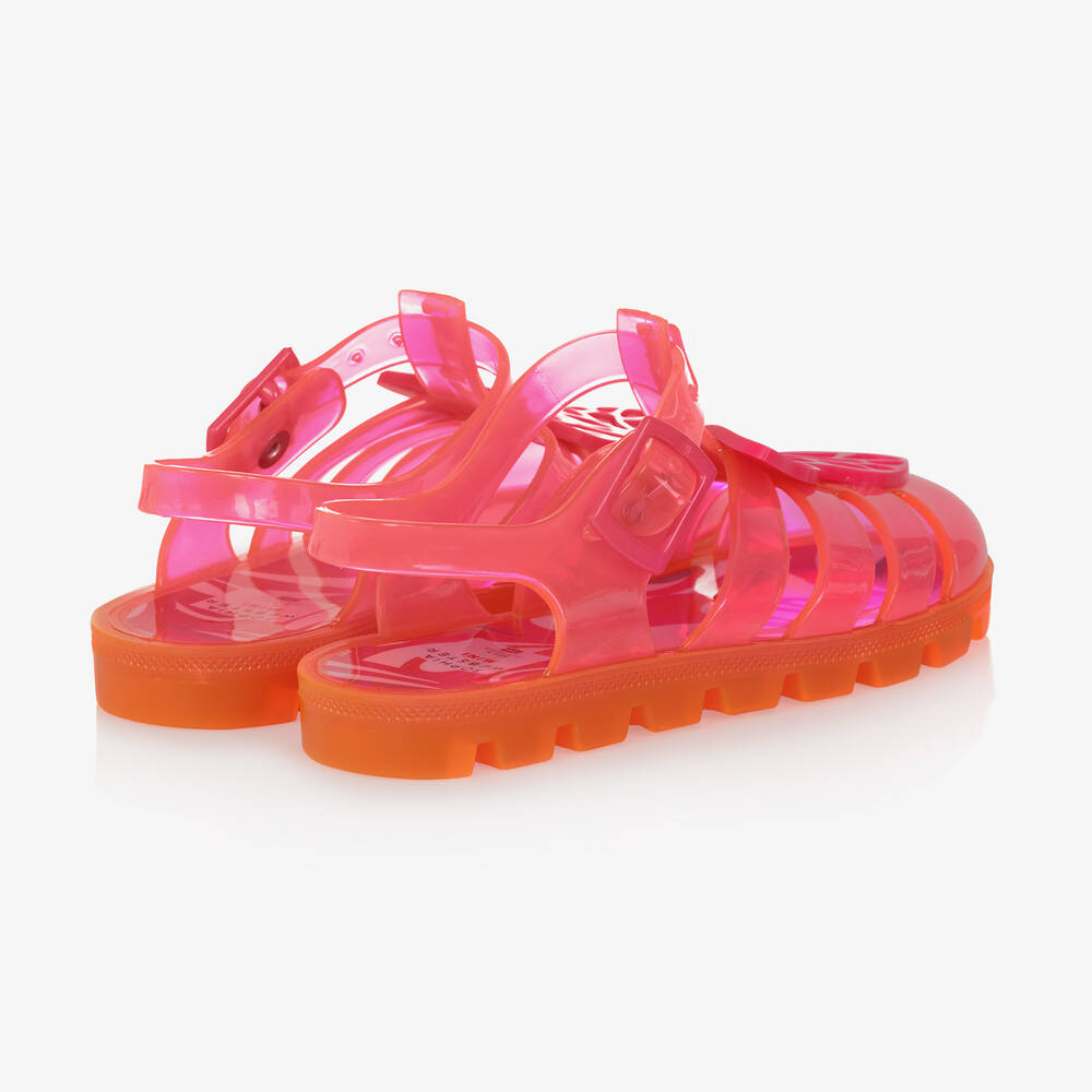 Sophia Webster Mini - Girls Pink Butterfly Jelly Shoes | Childrensalon ...