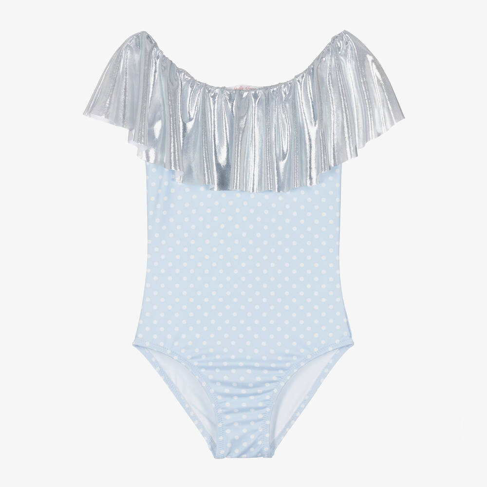 Stella Cove - Maillot de bain bleu à pois fille | Childrensalon