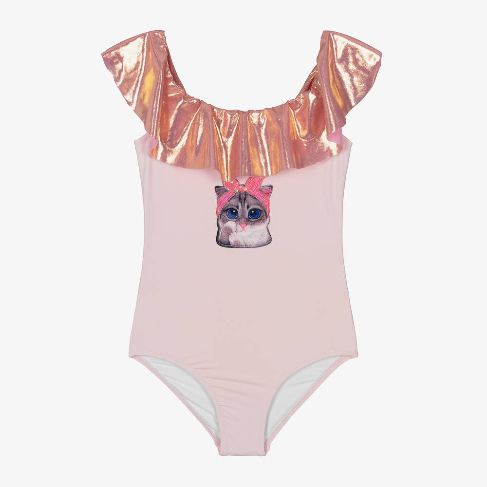 Stella Cove - Maillot de bain rose à volants | Childrensalon