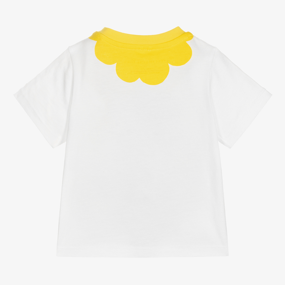 Stella McCartney Kids strawberry-print short-sleeved T-shirt - White