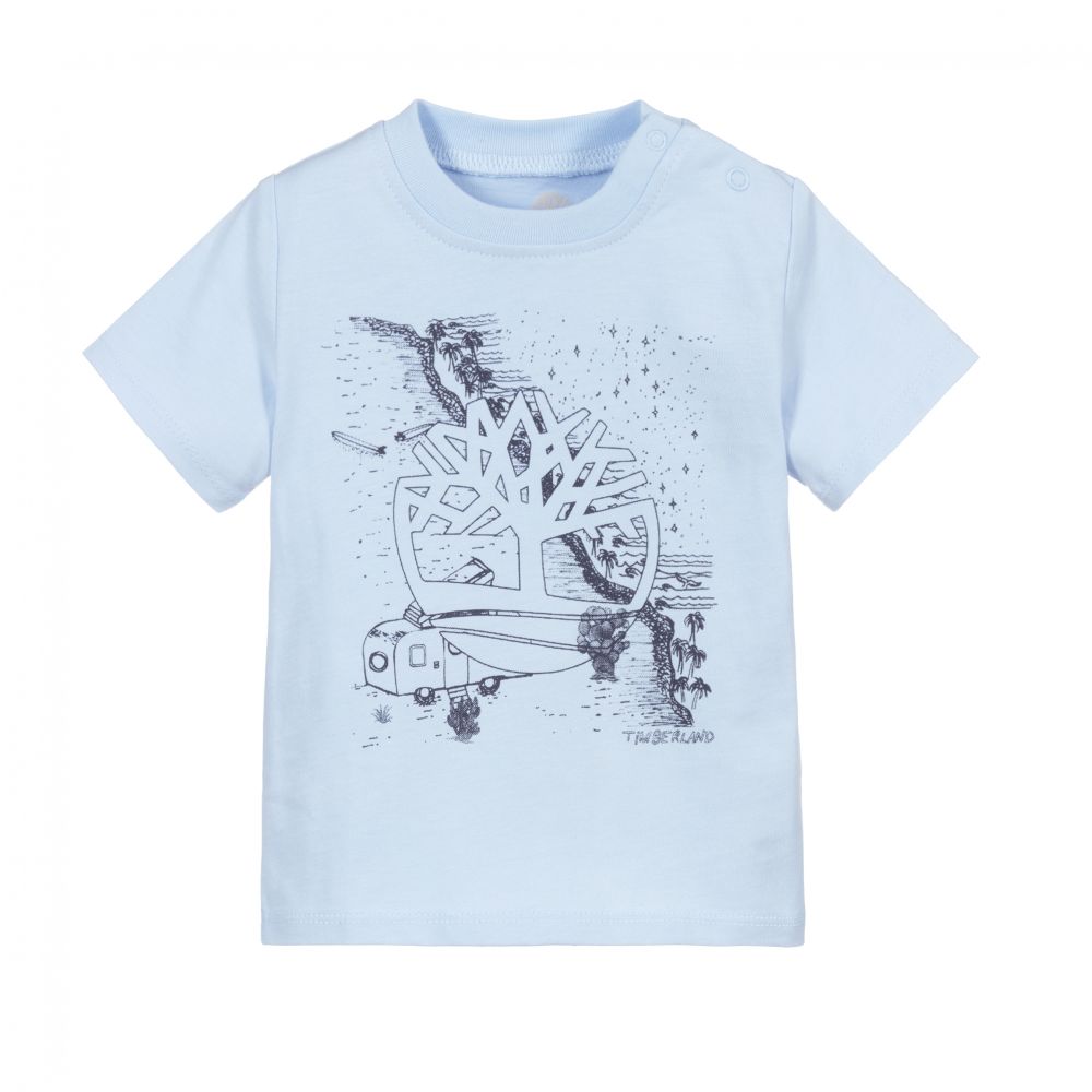 Timberland Baby Cotton T-Shirt | Childrensalon Outlet