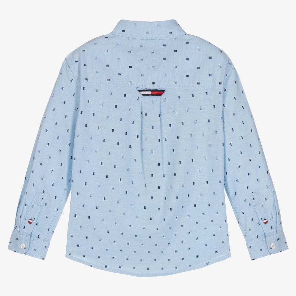 Tommy Hilfiger Oxford - Cotton Childrensalon Logo Boys | Outlet Shirt