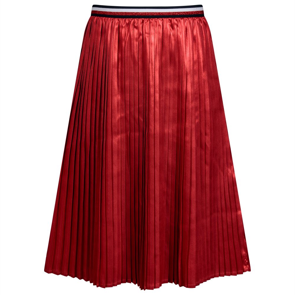 tommy hilfiger red skirt