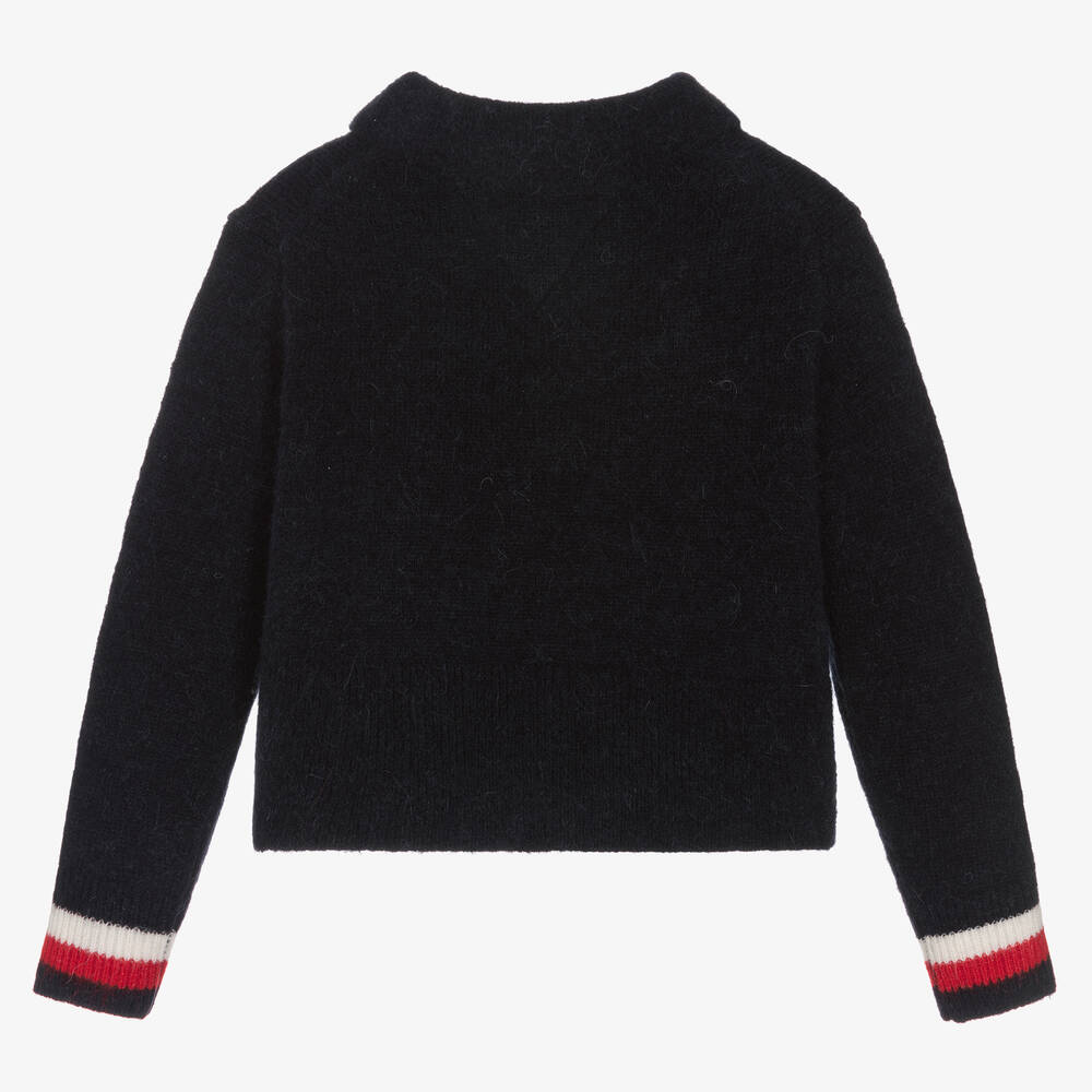 Tommy Hilfiger - Navy Blue Wool Miffy Knit Sweater