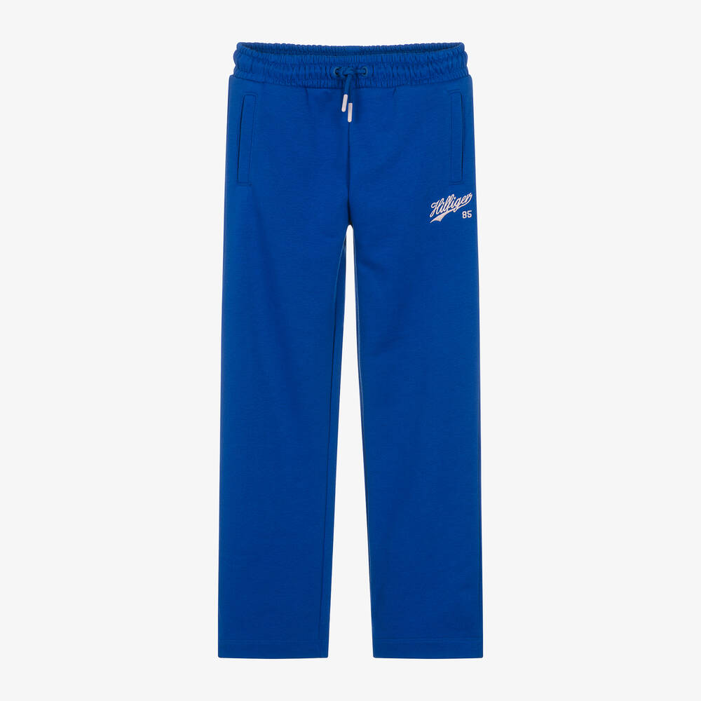 Tommy Hilfiger - Bas de jogging large bleu en coton ado | Childrensalon