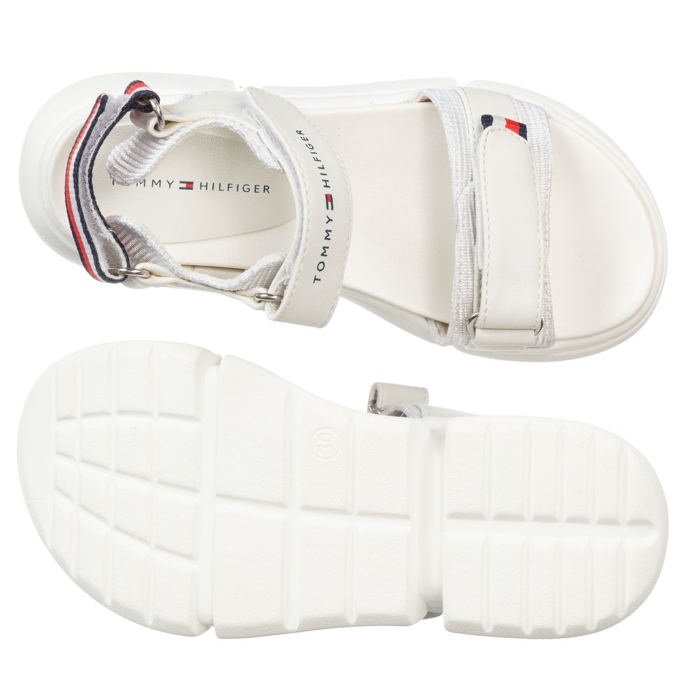 tommy hilfiger white sandals
