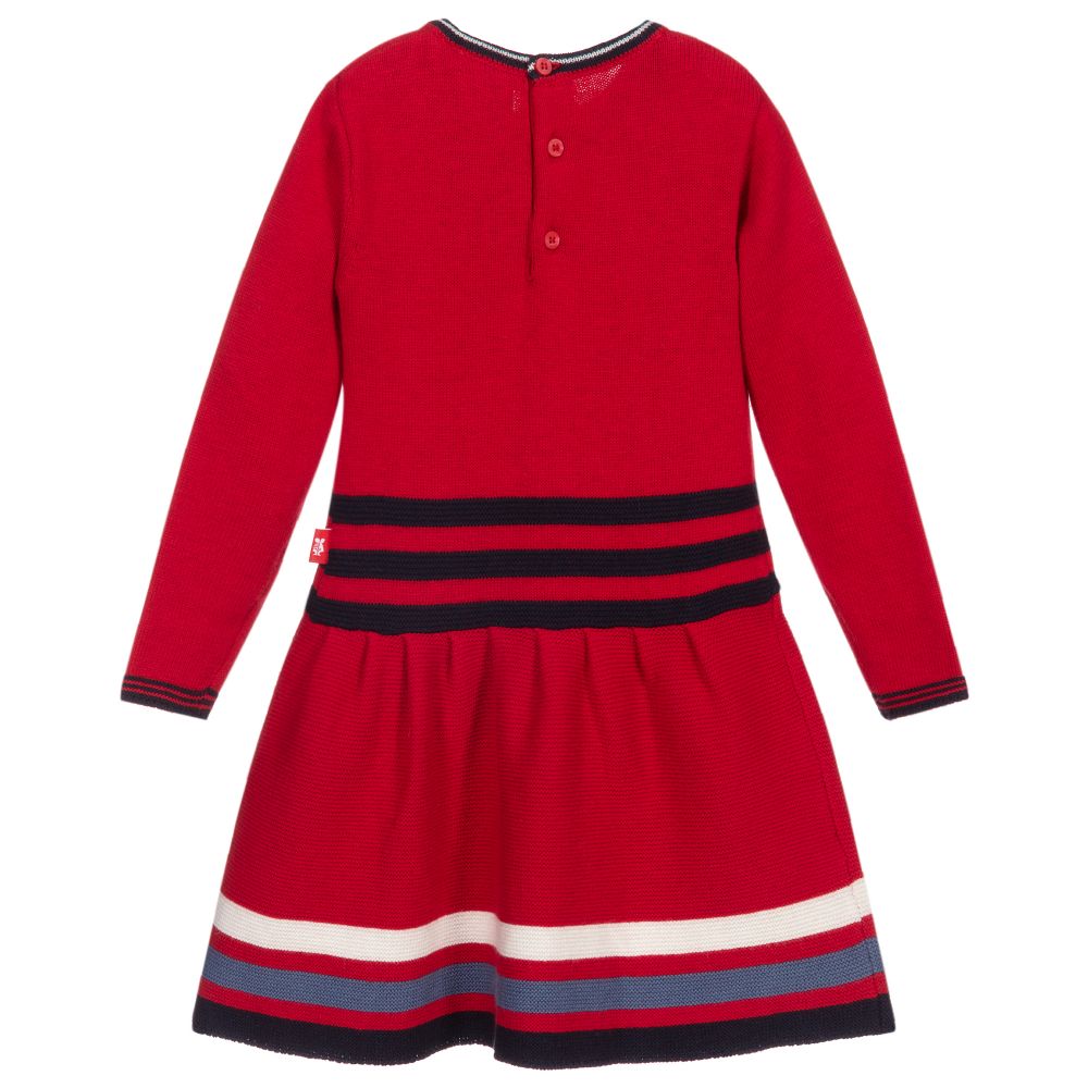 Tutto Piccolo - Girls Red Dress Set | Childrensalon Outlet