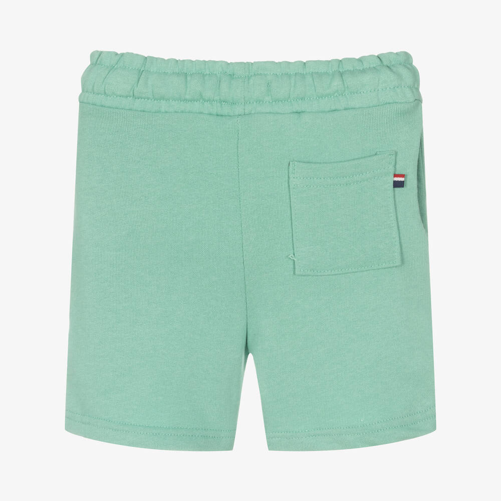 Mint cotton bermuda shorts