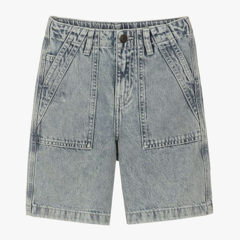 Zadig&Voltaire - Blue Faded Denim Shorts | Childrensalon